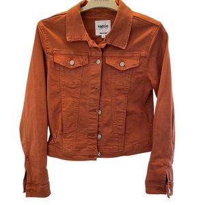 Kensie Jeans Denim Jacket burnt orange